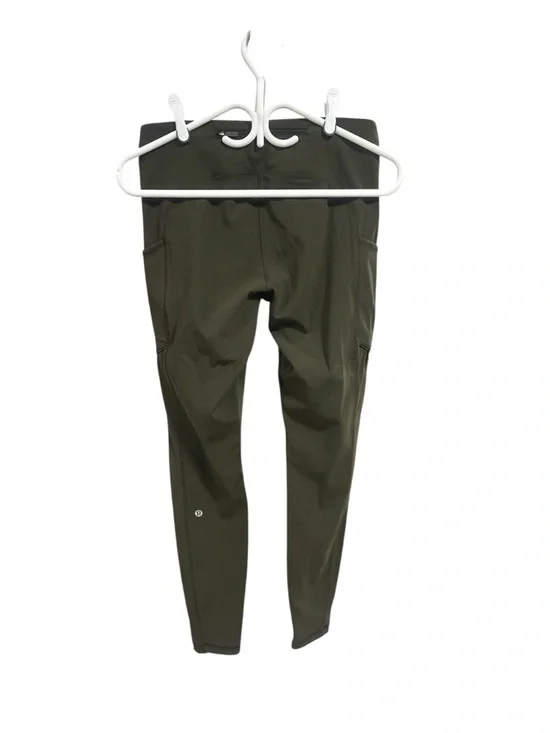 Lululemon Olive Green Leggings with Pockets - Picture 2 of 5